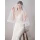 Ivory Tulle One Tier Middle-length Wedding Veil
