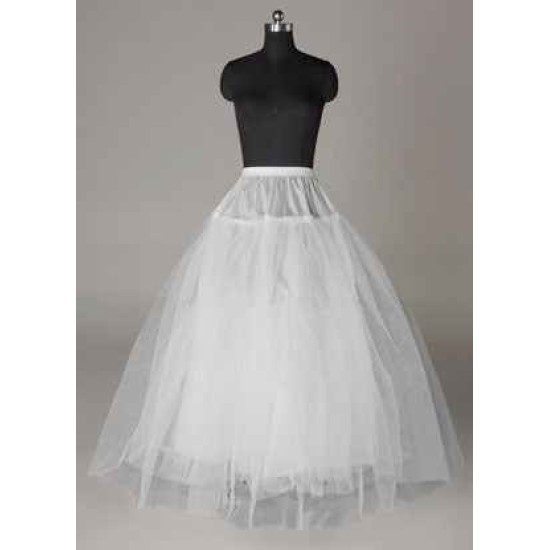 White Ball Gown Tulle 3 tier Bridal Crinoline Slip Wedding Petticoat
