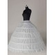 White Taffeta Full Gown Slip Bridal crinoline Wedding Petticoat