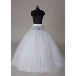 White full gown 4 tier bridal crinoline slip Wedding Petticoat
