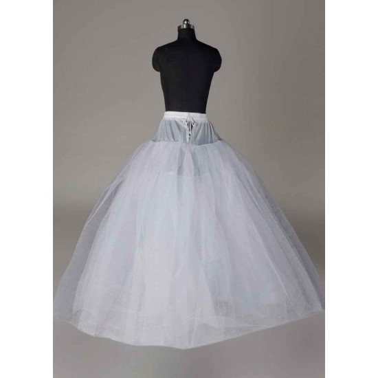 White full gown 4 tier bridal crinoline slip Wedding Petticoat
