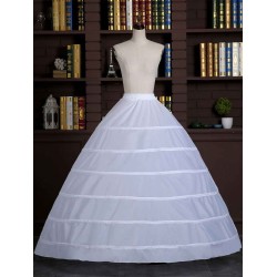 White Ball Gown Slip 1 tier Bridal Hoop Skirt Wedding Petticoat