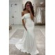 Elegant White Off-the-Shoulder Mermaid Wedding Dress Online