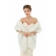 Light Gray Wedding Wrap Accessories Faux Fur Bridal Cover Ups