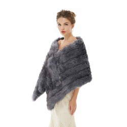 Wedding Faux Fur Wrap Winter Shawl Scarves