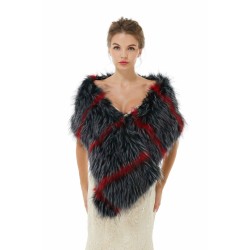 Alexandra- Winter Faux Fur Wedding Wrap