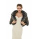 Amey - Winter Faux Fur Wedding Wrap