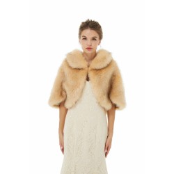 Amy - Winter Faux Fur Wedding Wrap