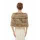 Brooke - Winter Faux Fur Wedding Wrap