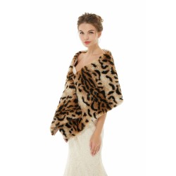 Catherine - Winter Faux Fur Wedding Wrap