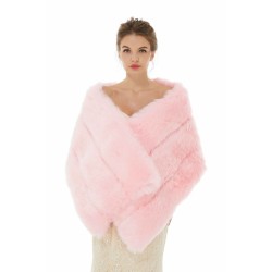 Daisy - Winter Faux Fur Wedding Wrap