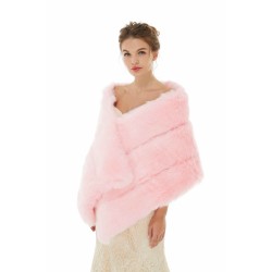 Daisy - Winter Faux Fur Wedding Wrap