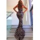 Sweetheart Mermaid Evening Dresses On Sale Appliques Sequins Open Back Chic Prom Dresses
