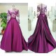 Gorgeous Long Sleeves Evening Dress Appliques Beadings