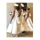 Ankle Length Halter Lace Applique Bridesmaid Dresses With Big Bow At Back A-line Formal Wedding Party Dresses