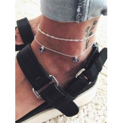 Luxurious Rhinestone Alloy Anklets/Bracelets(2 Pieces)