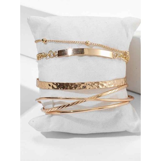 Elegant Alloy Bracelets(5 Pieces)