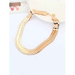 Occident Personality Metallic thick chains Short Hot Sale Necklace