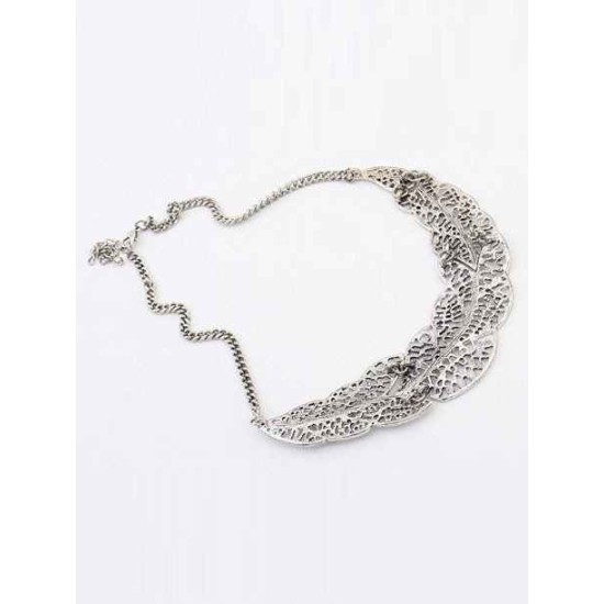 Occident Foreign orders Simple Hollow Tree leaf Hot Sale Necklace