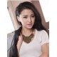 Occident Exotic Metallic flower pattern Hot Sale Necklace