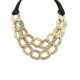 Occident Hyperbolic Metallic Hollow Personality Hot Sale Necklace