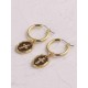 Delicate Zinc Alloy With Cross Earrings For Ladies